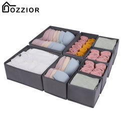 T-Shirt Clothes Storage Box Underwear Bra Socks Cabinet Drawer Organizers Pants Storage Basket Wardrobe Clothing Organizer Boxes