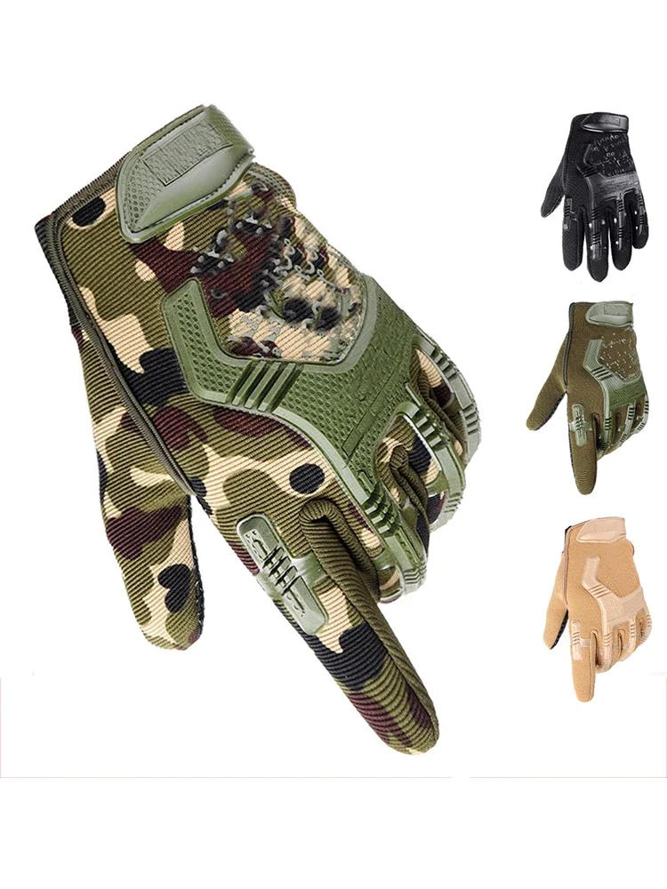 Description Picture 2 of itemTactical  Gloves Half Finger Paintball Airsoft Shot Combat Anti-Skid Men Bicycle Full Finger Gloves Protective Gear