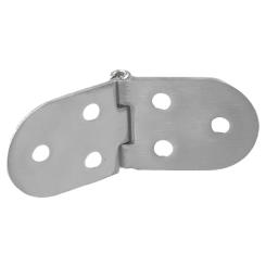 Hinged Thickened Zinc Alloy Semi-circular Hinge Cabinet Door Folding Cabinet Door Dining Table Flap Folding Thickened Flip Hinge