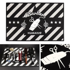 Anti Skid Barber Table Pad Flexible Counter for Beauty Salon Comb Scissors