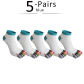 5 Pairs blue