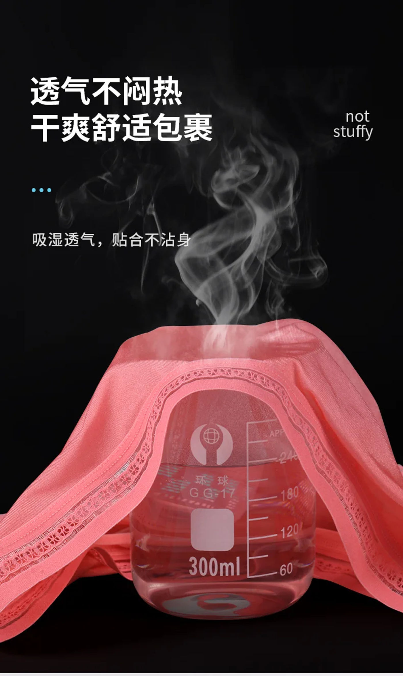Description Picture 6 of itemMen's Ice Silk Boxer Pants Breathable Panties Sexy Transparent Ultra-thin Underwear Breathable Comfortable Underpants
