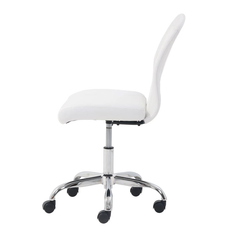 Description Picture 4 of itemComputer Chair Padded Seat with Mid-Back Rolling Casters Durable Metal Base Home Office