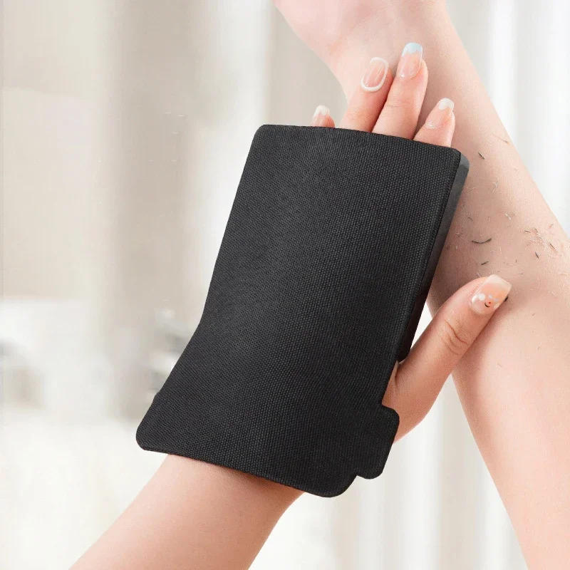 Description Picture 3 of itemBlack Spa Bathing Gloves Body Exfoliating Shower Scrubber Dead Skin Remover Rubber Pads Skin Massage Brush Bath Rubbing Tool