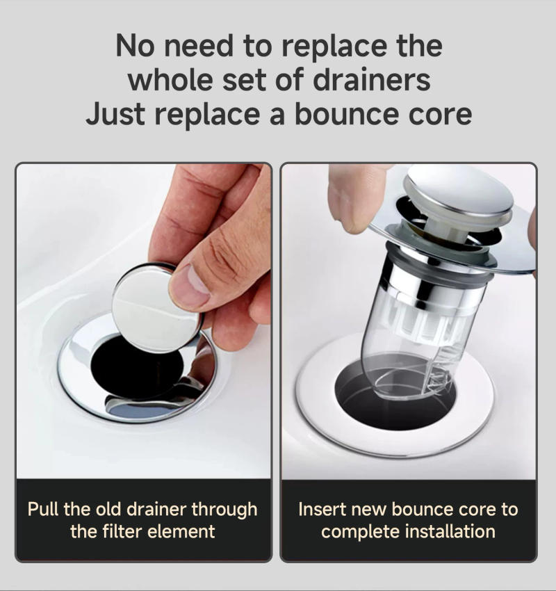 Description Picture 4 of itemUniversal Basin Pop-up Drain Filter Wash Basin Hair Sink Strainer Kitchen Bathtub Stopper Shower Plug Bathroom Tool