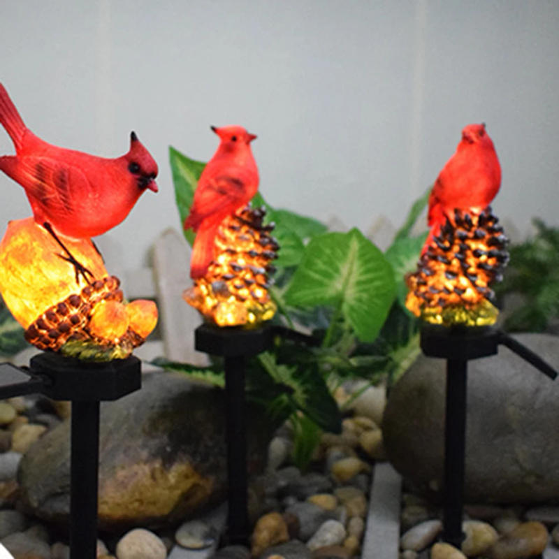Description Picture 4 of itemSolar Lamp Red Bird Animal Solar Garden Lights Solar Powered Solar Led Light Outdoor Waterproof Garden Decoration Lawn Lamp