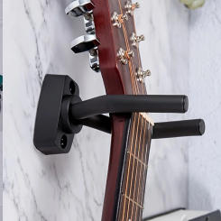 2 Pieces Universal Wall-Mount Guitar Hanger Stand Holder for Electric/Acoustic/Bass Guitars & Erhu Musical Instrument Accessory
