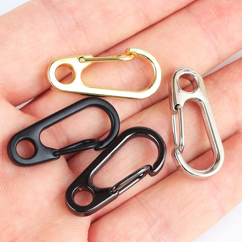 Description Picture 3 of item5Pcs Lobster Clasp Buckle Keychian Mini Carabiners Outdoor Camping Hiking Buckles Alloy Spring Snap Hooks Keychains Tool Clips