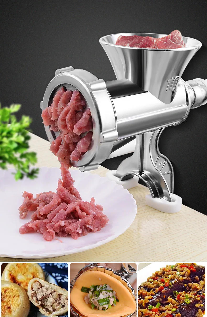 Description Picture 5 of itemLarge Manual Meat Grinder Multi-Function Food Processor Hand Crushing Chili Pepper Grinder Grinder Sausage Sausage Filler