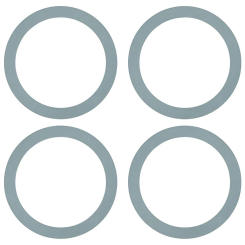4 Pack Blender Gasket Seals for Oster and Osterizer Blender Models, Premium Blender Replacement Parts O-Gasket Rubber