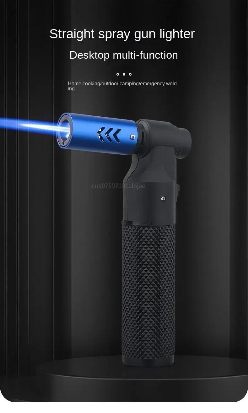 Description Picture 2 of itemHONEST Gas Lighter Jet Butane Cigar Lighter Windproof Kitchen Tube Barbecue Metal Jewelry Welding Lighter Outdoor Gadgets ForMen