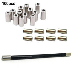 100pcs Bike Brake Shifter Gear Cable End Cap 4mm/5mm  For Road Bike Derailleur Cable Wire Tip Cap Housing Bicycle Parts