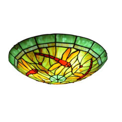 Ceiling Lamp Balcony Corridor Children's Homeowner Bedroom Lamp Tiffany Stained Glass Home Decoration Lighting