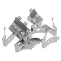 Shelf Pegs Hardware Bracket Clip Shelves Glass Mounting Stainless Steel Support Clips Heavy Duty Shelving