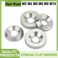 M3 M4 M5 M6 M8 M10 Concave and Convex Tapered Washers 304 Stainless Steel Conical Washer Solid Countersunk Head Flat Gasket