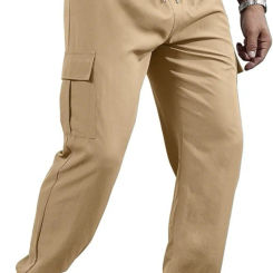 Woven fabric new hot selling solid color casual stockMen's rope tied casual sports leggings men's casual leggings men's pants