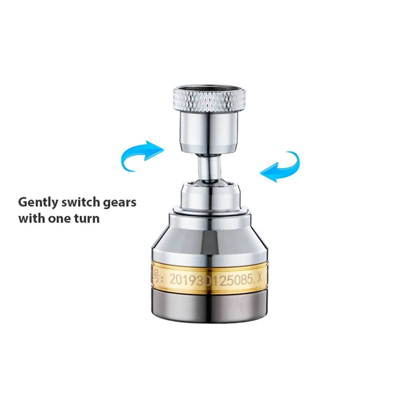 Description Picture 5 of itemCopper Material Water Tap Bubbler 360 Rotate Kitchen Faucet Nozzle Aerator Water Saving Filter Spout Connector Shower Head