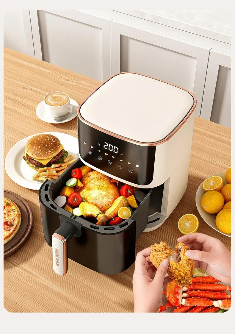 Description Picture 6 of itemAir Fryer New Homehold Visual Large Capacity Intelligent Electric Oven All-in-One Machine Deep Frying Pan Machine