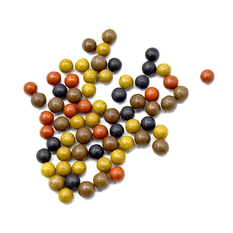 Description Picture 6 of item100pcs Multi-Colored 8mm Safety Mud Ball Slingshot Accessories Super Hard Ceramic Balls Outdoor Hunting Slingshot Slingshot Ammo