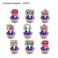 cupcake topper 24pcs