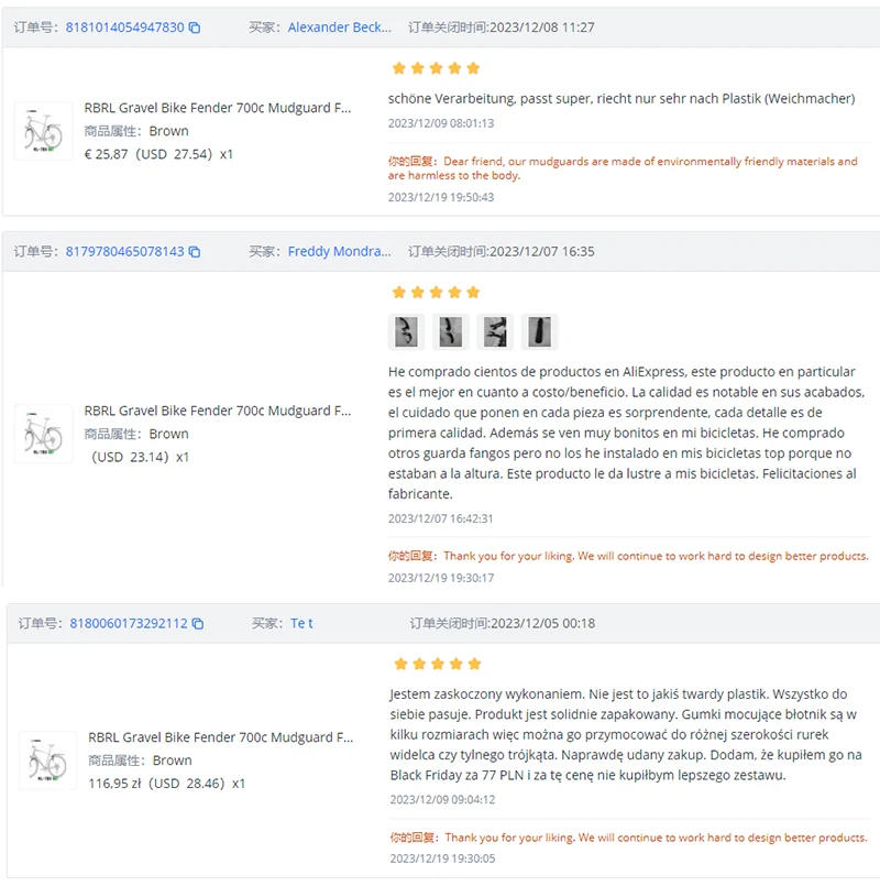 Description Picture 5 of itemRBRL Bicycle Mudguard 28 inch Bicycle Wings Gravel Road Bike Mudguard 700c Quick Release Bike Fender for Bicycle Accessories