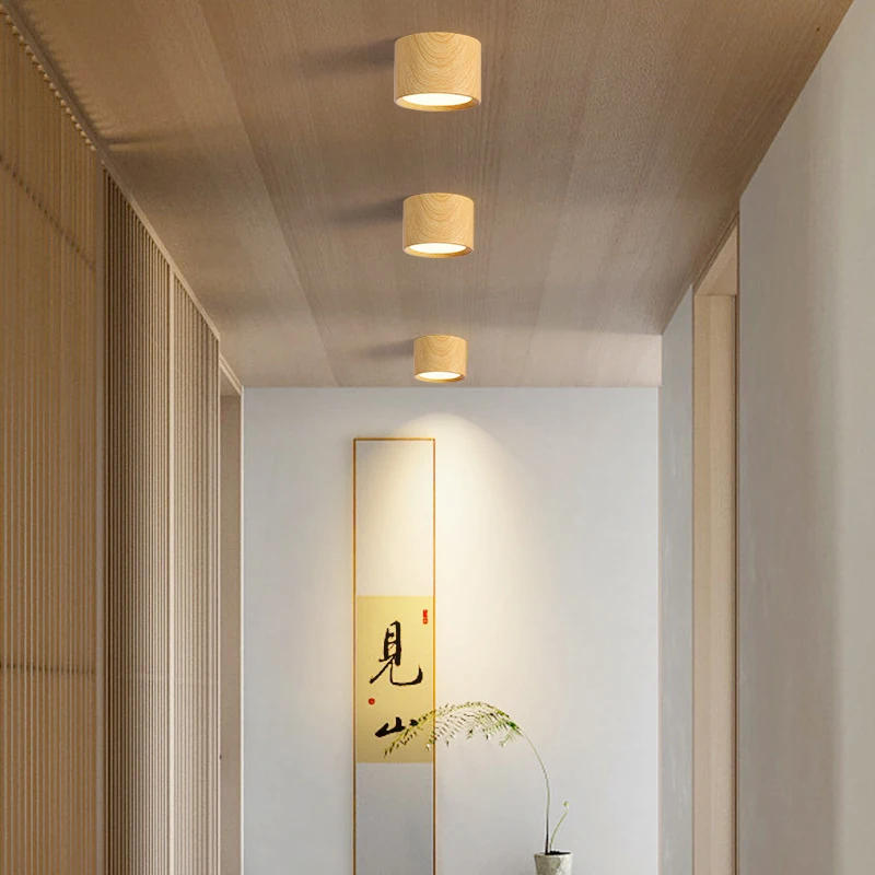 Description Picture 2 of itemNordic Grain  surface mounted downlight LED ceiling light spotlight 12W light color conversion indoor lighting