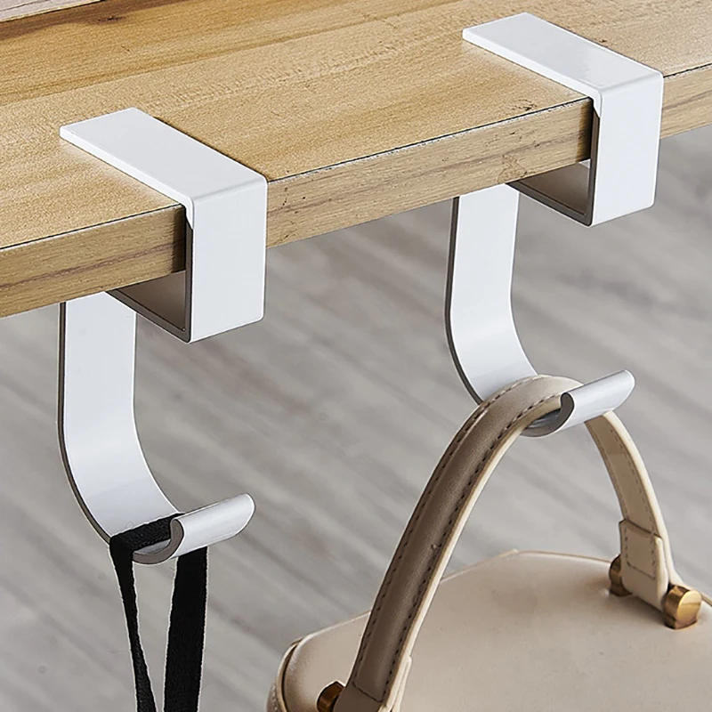 Description Picture 4 of itemPortable Office Desk Practical Hook Household Removable Punch-Free Desk Side Bag Hanging Artifact