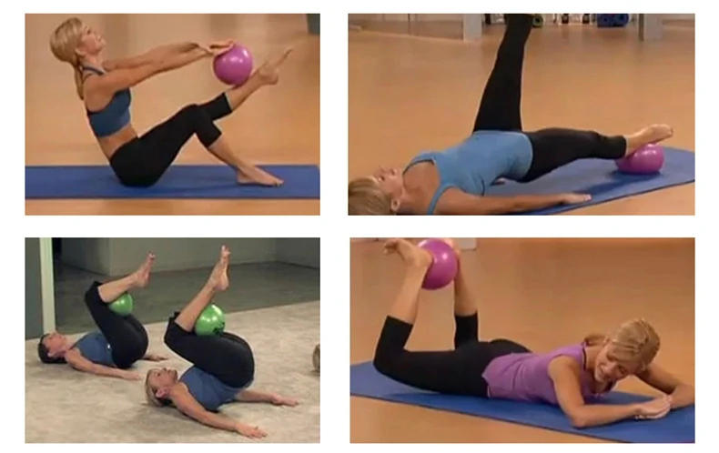 Description Picture 6 of item25cm Pilates Ball Explosion-proof Yoga Core Ball Indoor Balance Exercise Gym Ball for Fitness Pilates Equipment мяч для фитнеса