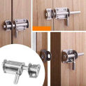 Wooden Door Latch Stainless Steel Lock Hasp Sliding Bolt Safety Hardware Door Latch Lock Toilet Door Lock