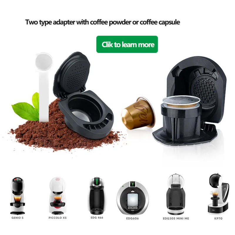 Description Picture 2 of itemRefillable Coffee Adapter for Genio S & Piccolo XS Maker Reusable Coffee Powder Pod Capsule Holder for Dolce Gusto Machine