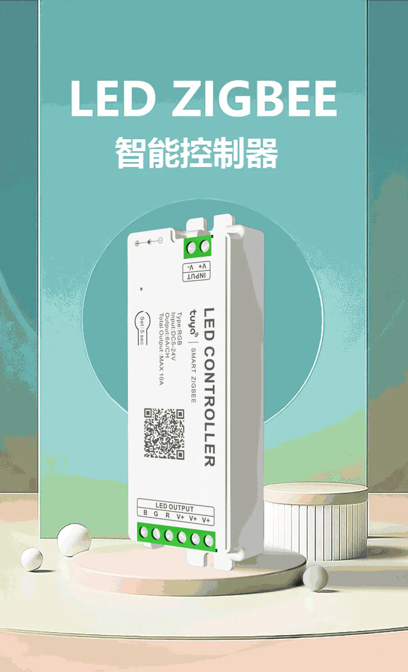 Description Picture 2 of itemTuya Zigbee LED Controller DC5V-24V CCT/RGB/RGBW/RGBCCT LED Strip Dimmer Smart Life APP Voice for Alexa Google Need Zigbee Hub