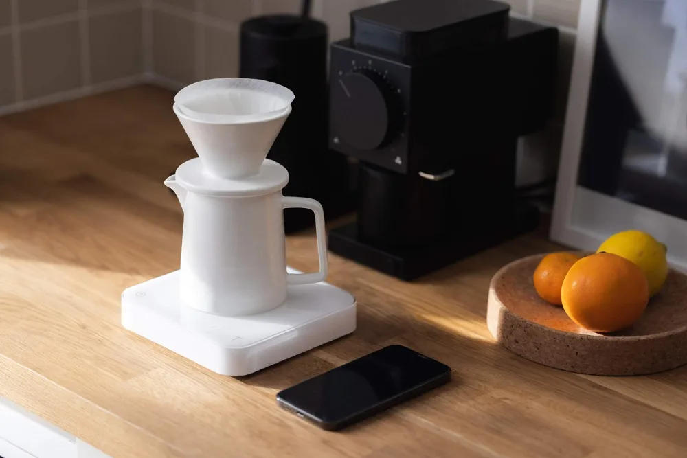 Description Picture 2 of item1-2 Cups Ceramic Coffee Dripper Pour Over Coffee Maker Set for V60 Coffee Filter Hand Brew Espresso Pot Coffeeware Teaware