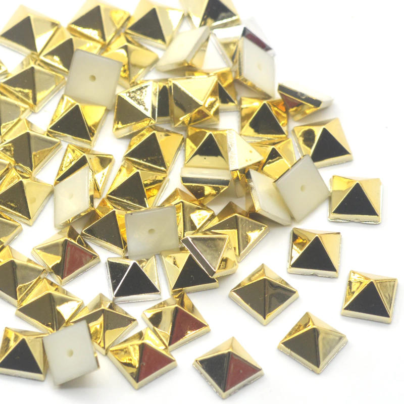 Description Picture 5 of itemKALASO 6mm 8mm 10mm Pyramid Square Punk Studs Rivets Spikes For Bag Shoes Garment Decor Leather Craft DIY Accessories