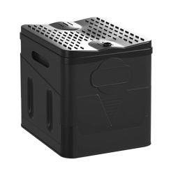 Folding Toilet Portable Outdoor Toilet Strong Bearing Capacity Reusable Trash Can for Tour Emergency Self-driving Travel