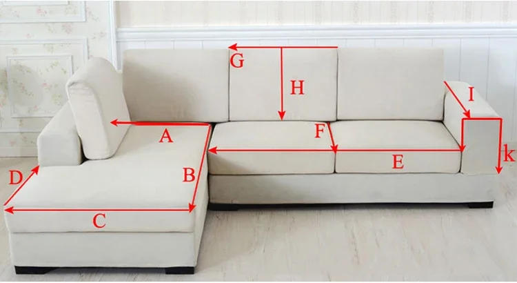 Description Picture 2 of itemNew Corduroy Quilted Sofa Towel Winter Warm Thickening Plush Cushion Couch Cover L-shaped Sectional Anti-slip Modern Sofa Cover