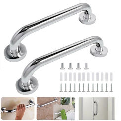 300mm Stainless Steel Bathtub Arm Safety Handle Bath Shower Grab Bars Wall Mount Handle Grip Toilet Handrail Bathroom Hardware