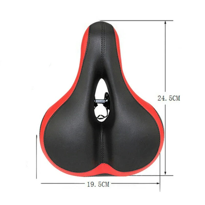 Description Picture 6 of item3D Bicycle Rear Seat Bike Saddle Extra Wide Comfort Ultra Soft Saddle Mountain Soft Silicone Padded Seat Pad Bike Spare Parts