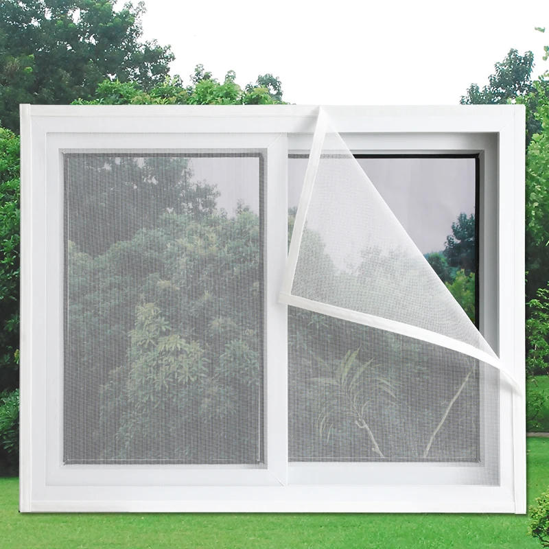 Description Picture 6 of itemSelf-adhesive and reusable mosquito nets for windows, anti-mosquito window screens, tulle, customizable in summer washable mesh