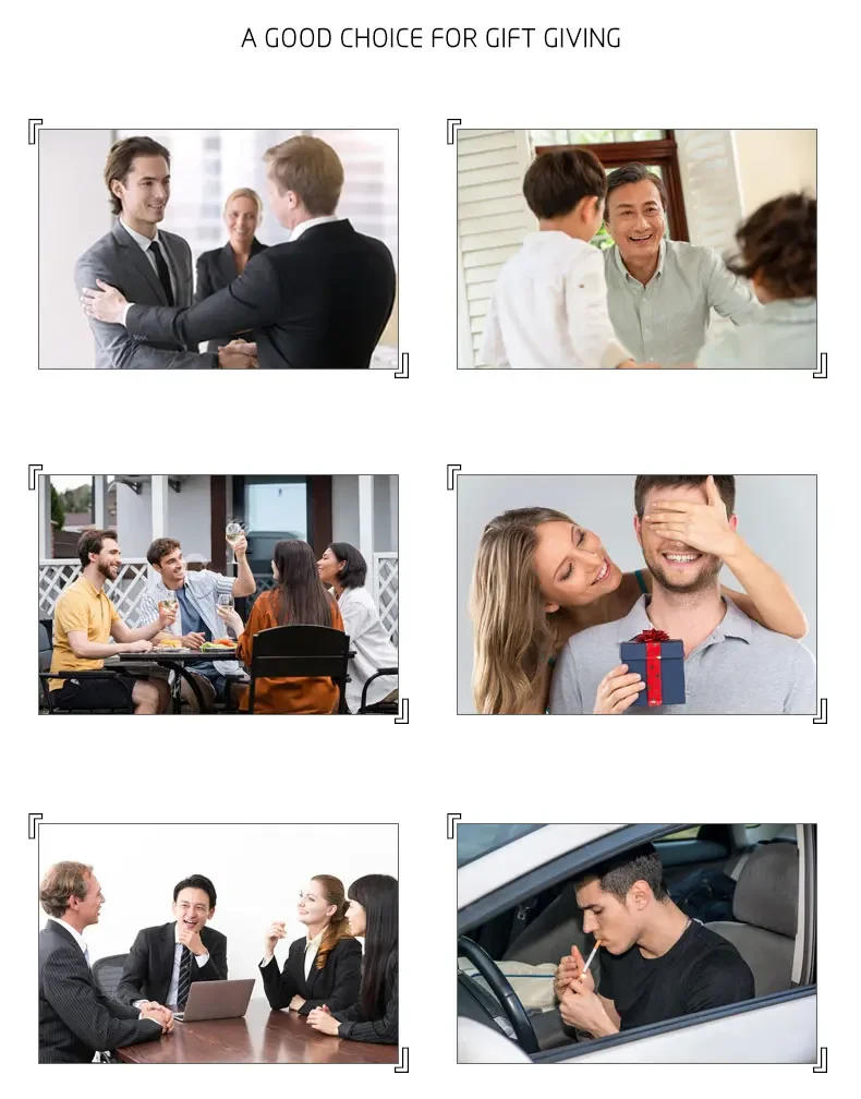 Description Picture 4 of itemJOBON Red Flame Inflatable Lighter Push to Light Zinc Alloy Material Adjustable Flame Size Exquisite Shape