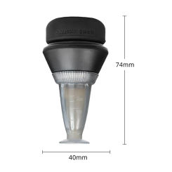 Portable Scalp Comb, 3ml Liquid Tank, Visible Scale, Waterproof Liquid Guiding Hair