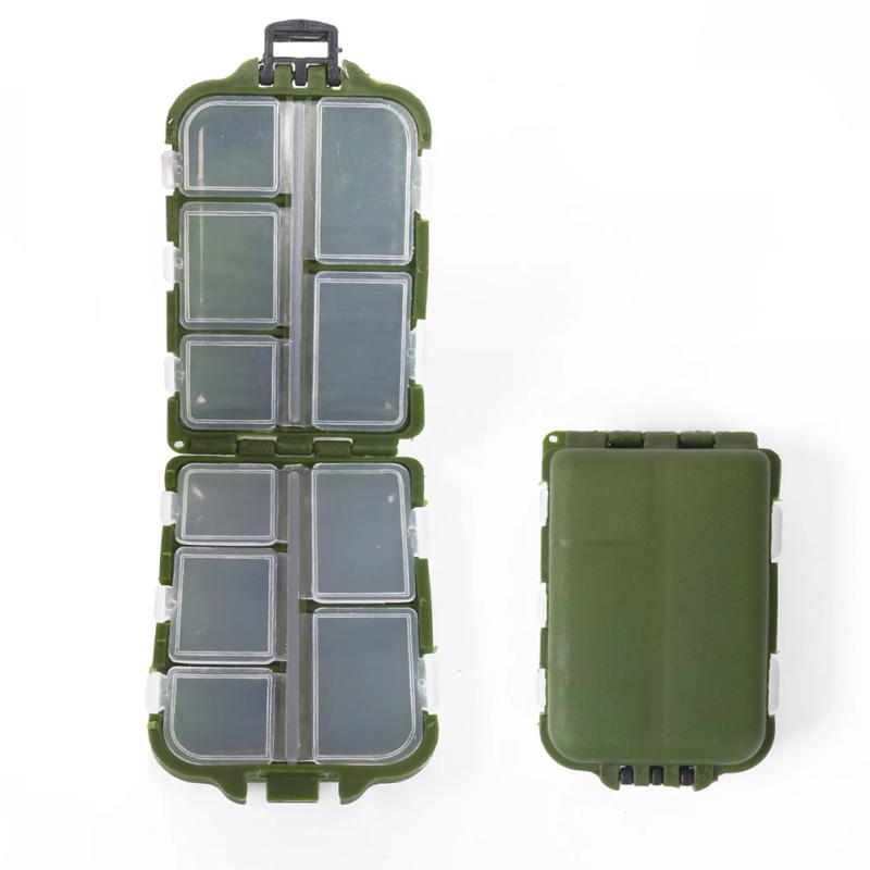 Description Picture 4 of item1pc 1-8 Compartments Storage Box Carp Fishing Tackle Boxes System Fishing Bait Spoon Hook Storage Container Portable Fishing Box