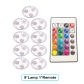 9 lamp 1 remote