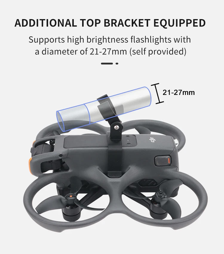 Description Picture 6 of itemAvata 2 Drone Night Flight Light with Holder Mount Dron LED Lights Headlight Flash Lamp Kit for DJI Avata 2 Accessories