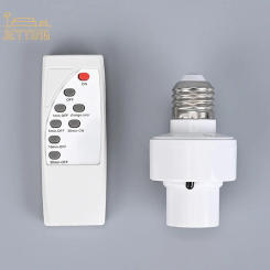 E27 Remote Control Lamp Head Socket Lamp Base Wireless Smart Remote Control Lamp Holder Cap Intelligent Switch Accessories