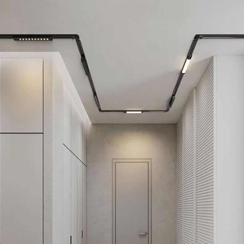 Description Picture 3 of itemMagnetic Track Lighting Ceiling Led Lights Guide House Living Room Decor Without Main Light Clothes Store Floodlight Spotlight