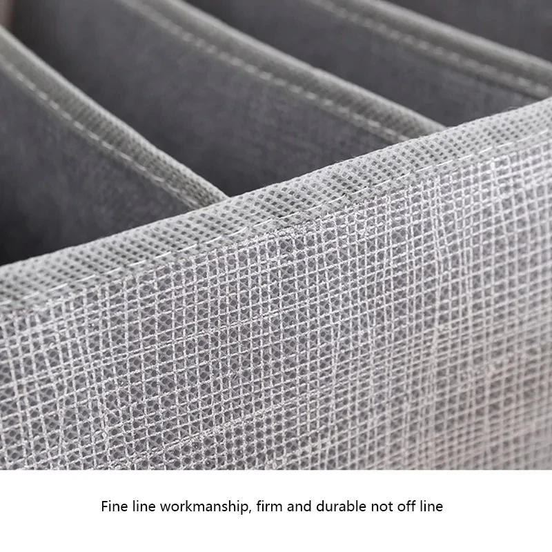 Description Picture 5 of itemJeans Storage Box With Compartments Closet Organizer Bag Drawers Divider Foldable Underwear Bra Closet Wardrobe Organizer