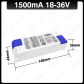 1500mA 18-36V 60W