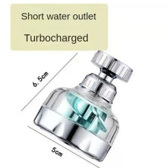 Kitchen Faucet Nozzle Adapter Bent Water Saving Tap Aerator Rotatable 360 Diffuser Swivel Head Bath Faucet Shower Bubbler