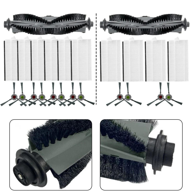 Description Picture 3 of itemMain Side Brush Filter Spare Part Kit For AIRROBO P30 Robot Vacuum Cleaner Accessories Replacement Parts