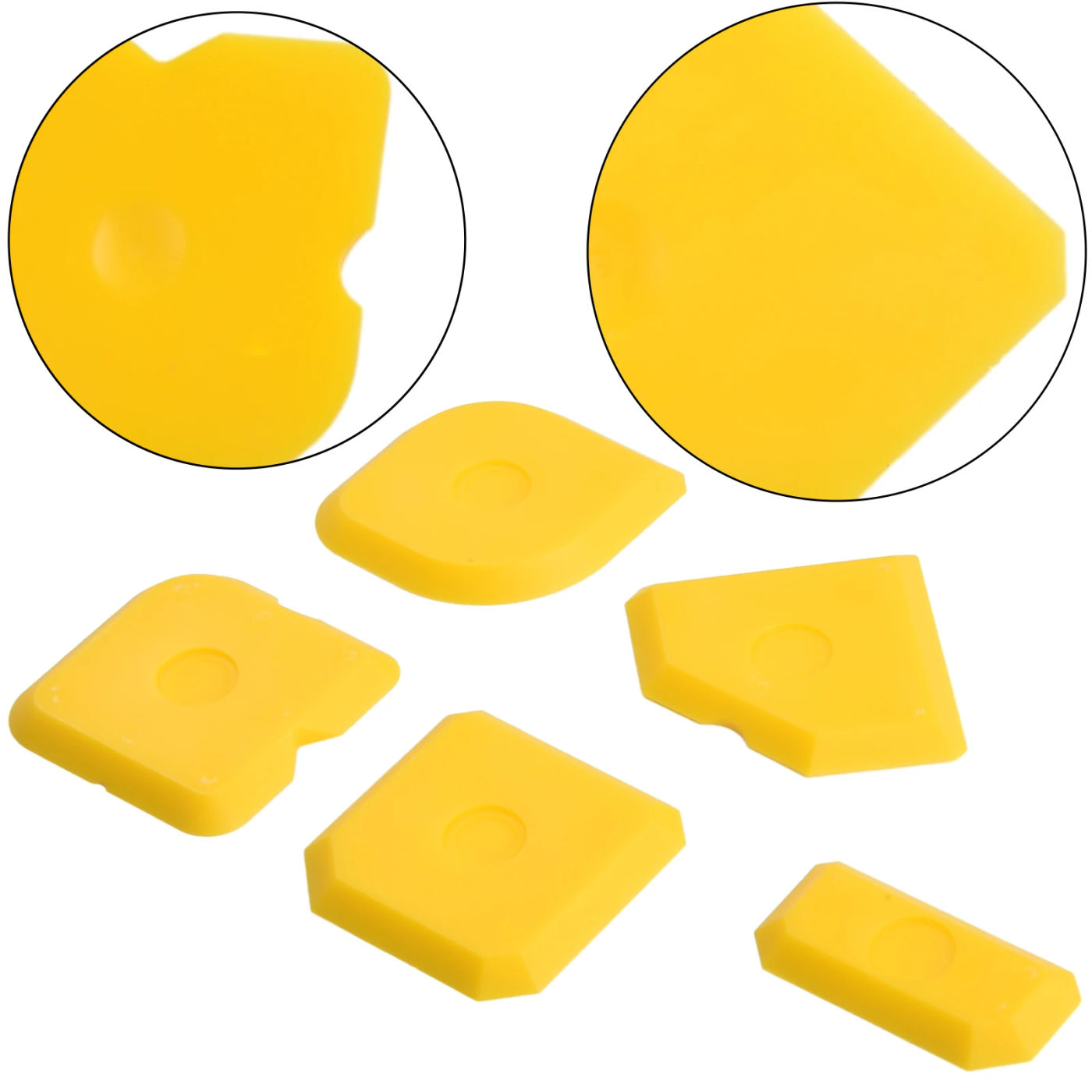 Description Picture 5 of itemSealant Tool Silicone Applicator Caulk Tile Grout Applicator Seaming Tool Silicone Spreader Yellow Home Plumbing